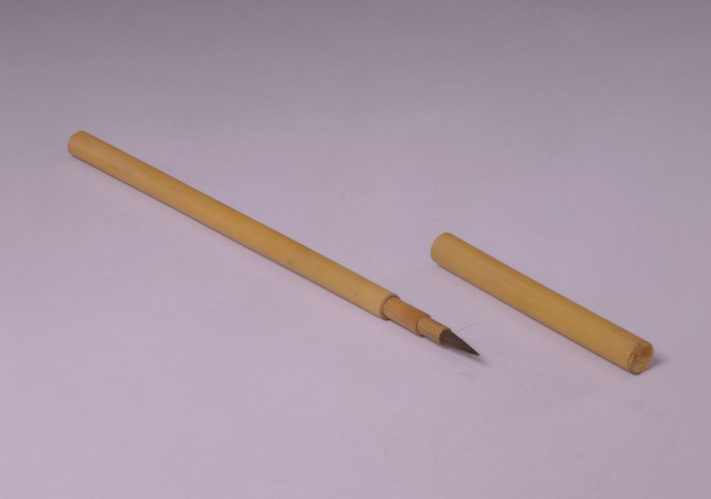 图片[2]-Bamboo tube Jingtianweidi four-headed pen-China Archive